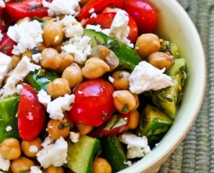 Greek Garbanzo Bean Salad